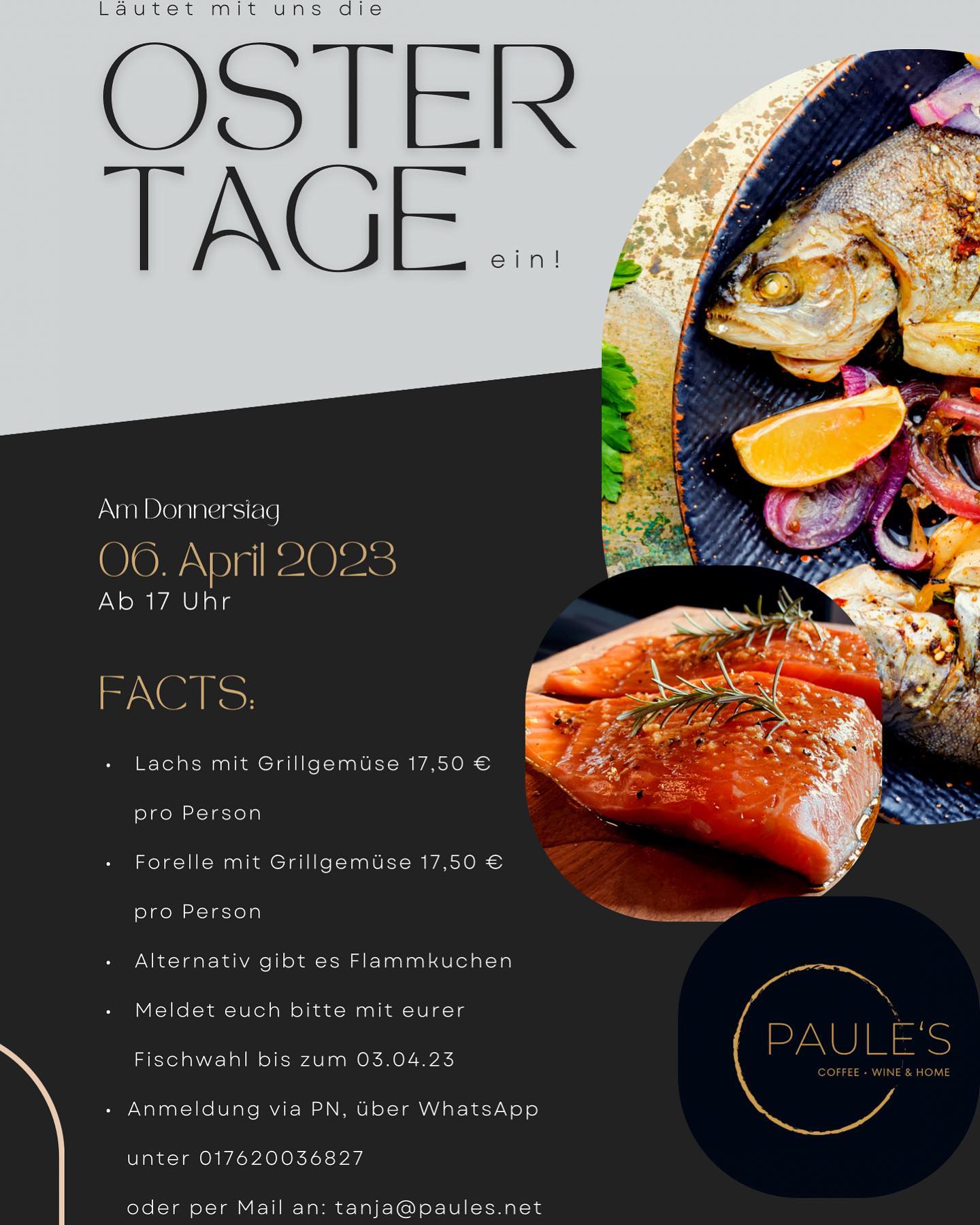 Ostertage bei PAULE’S